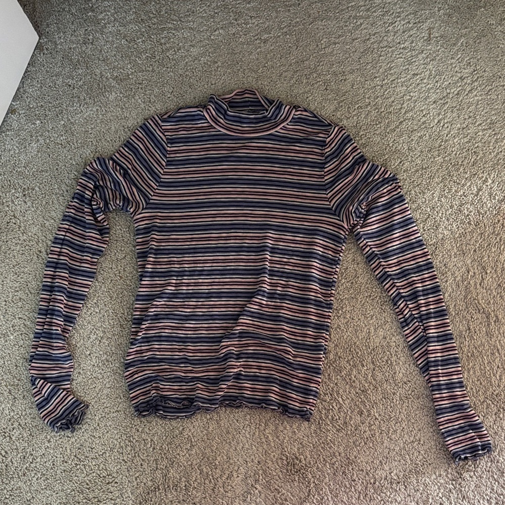 American Eagle soft & sexy slub mock neck